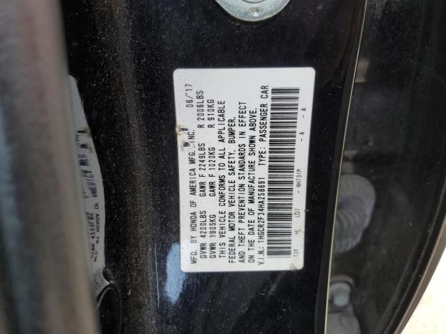 Photo 11 VIN: 1HGCR2F34HA258691 - HONDA ACCORD LX 