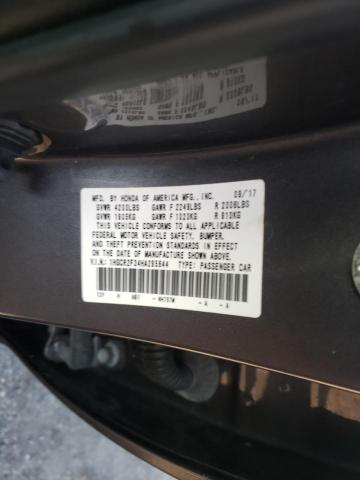 Photo 9 VIN: 1HGCR2F34HA295644 - HONDA ACCORD LX 