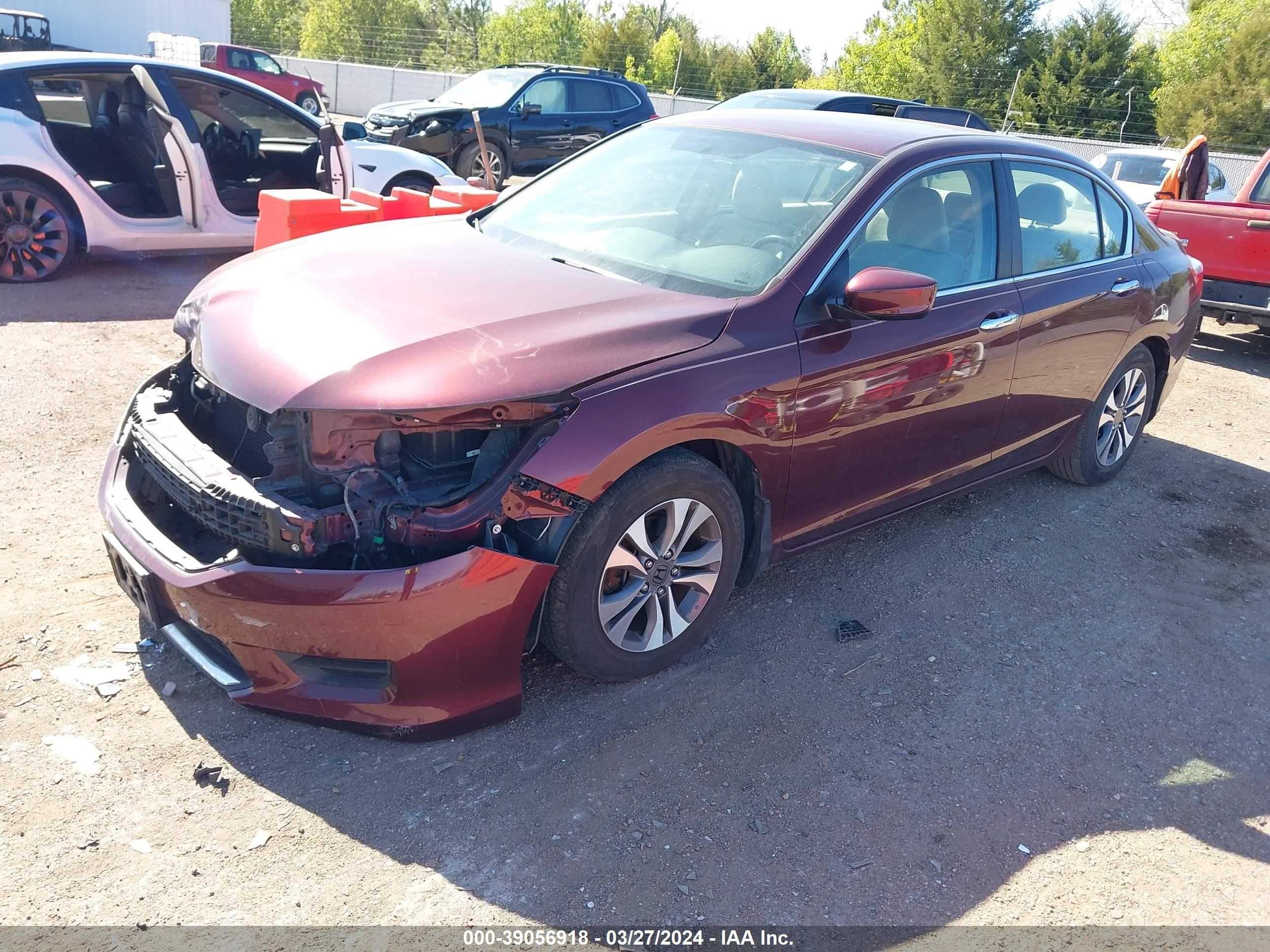 Photo 1 VIN: 1HGCR2F35DA061412 - HONDA ACCORD 