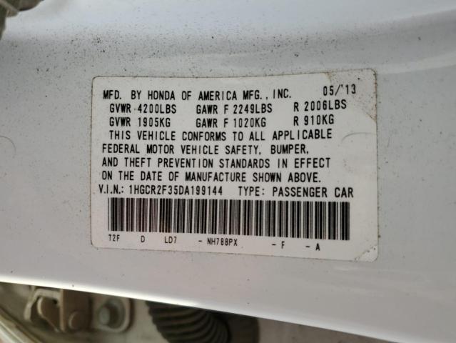 Photo 11 VIN: 1HGCR2F35DA199144 - HONDA ACCORD 