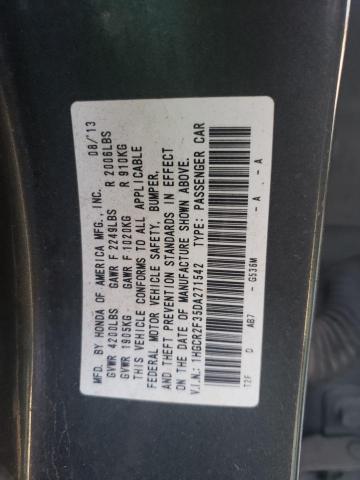 Photo 11 VIN: 1HGCR2F35DA271542 - HONDA ACCORD 