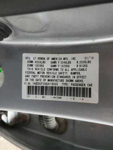 Photo 11 VIN: 1HGCR2F35EA119505 - HONDA ACCORD LX 