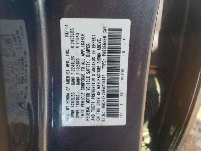 Photo 11 VIN: 1HGCR2F35EA219443 - HONDA ACCORD LX 