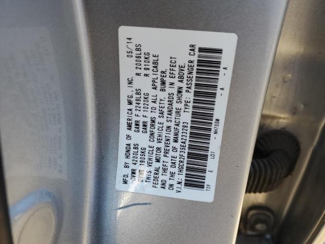 Photo 11 VIN: 1HGCR2F35EA233293 - HONDA ACCORD LX 