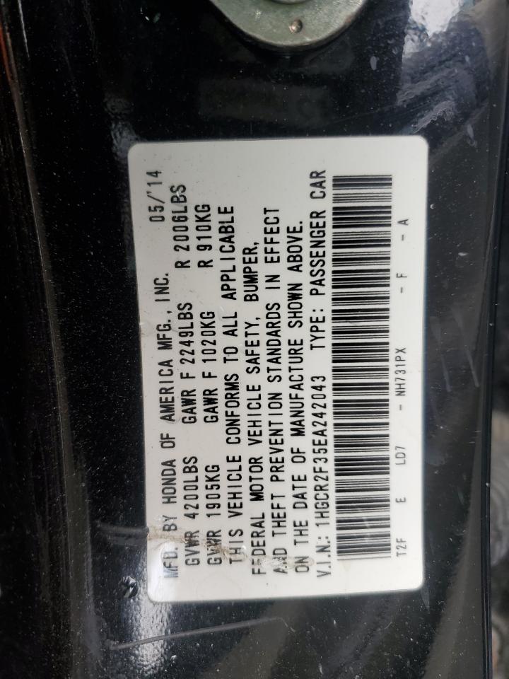 Photo 11 VIN: 1HGCR2F35EA242043 - HONDA ACCORD 