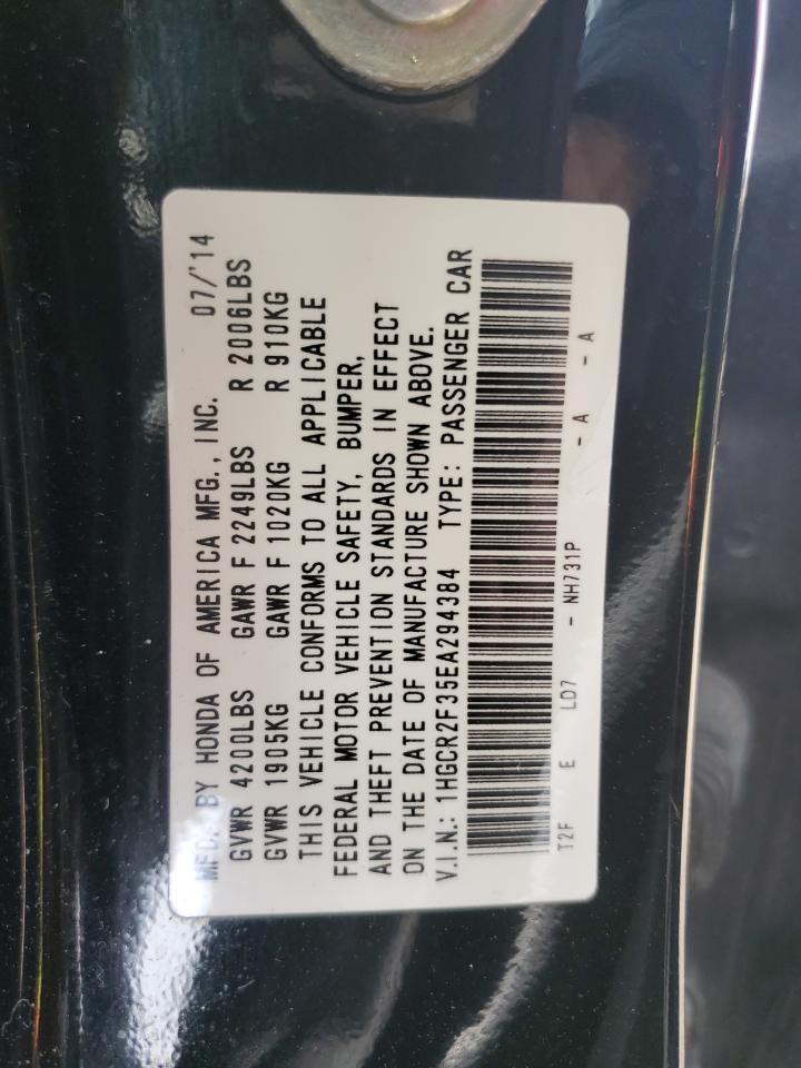 Photo 11 VIN: 1HGCR2F35EA294384 - HONDA ACCORD 