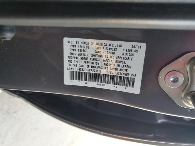 Photo 11 VIN: 1HGCR2F35FA024816 - HONDA ACCORD LX 