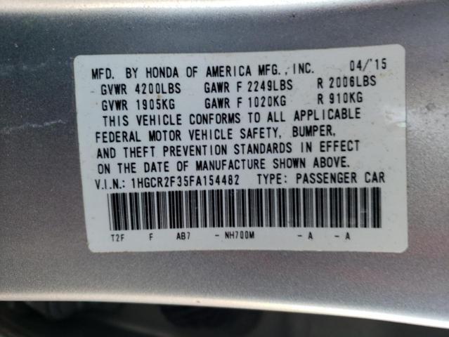 Photo 11 VIN: 1HGCR2F35FA154482 - HONDA ACCORD 