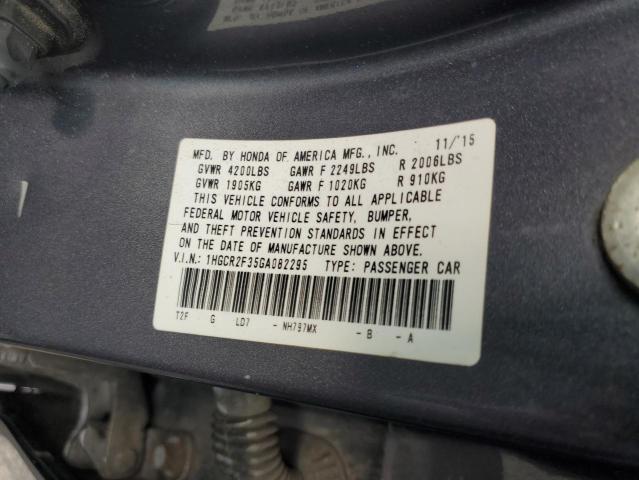 Photo 11 VIN: 1HGCR2F35GA082295 - HONDA ACCORD 