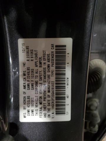 Photo 11 VIN: 1HGCR2F35GA095922 - HONDA ACCORD 