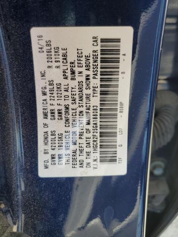 Photo 11 VIN: 1HGCR2F35GA188083 - HONDA ACCORD LX 