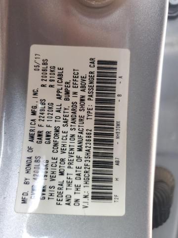 Photo 12 VIN: 1HGCR2F35HA236862 - HONDA ACCORD LX 