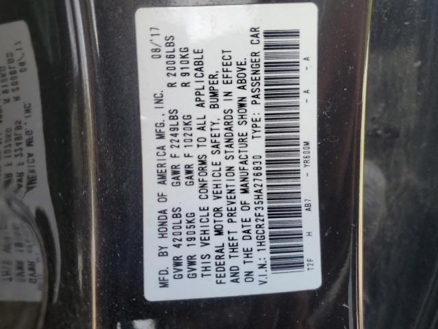 Photo 11 VIN: 1HGCR2F35HA276830 - HONDA ACCORD LX 