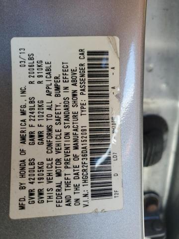 Photo 11 VIN: 1HGCR2F36DA152091 - HONDA ACCORD 