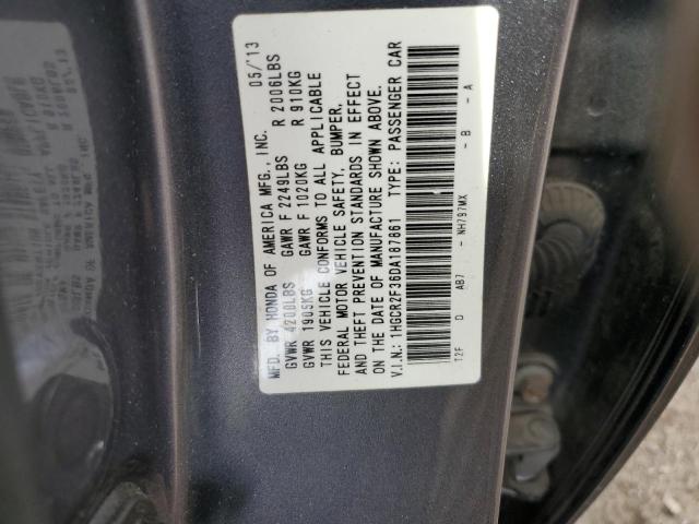 Photo 12 VIN: 1HGCR2F36DA187861 - HONDA ACCORD 