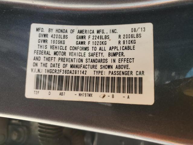 Photo 12 VIN: 1HGCR2F36DA281142 - HONDA ACCORD 