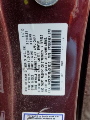 Photo 12 VIN: 1HGCR2F36EA086630 - HONDA ACCORD 