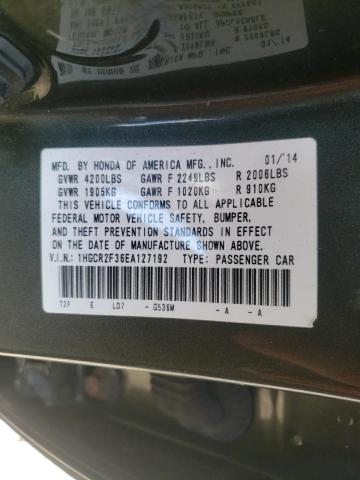 Photo 11 VIN: 1HGCR2F36EA127192 - HONDA ACCORD SEDAN 