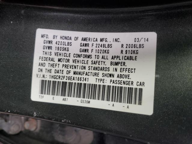 Photo 11 VIN: 1HGCR2F36EA186341 - HONDA ACCORD LX 