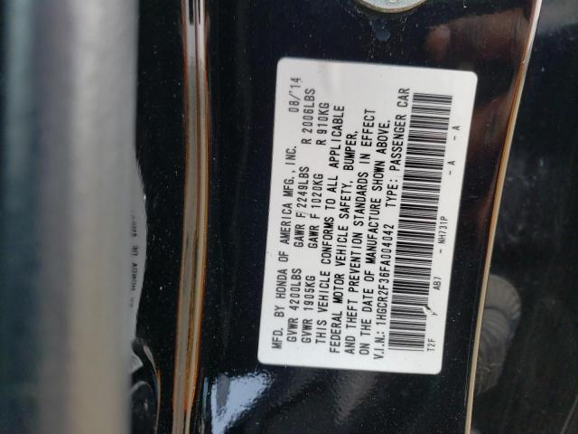 Photo 12 VIN: 1HGCR2F36FA004042 - HONDA ACCORD 