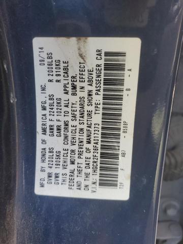 Photo 11 VIN: 1HGCR2F36FA017373 - HONDA ACCORD 