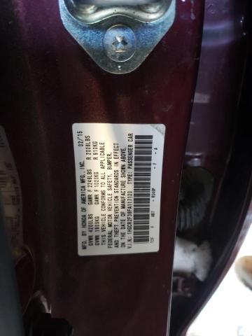 Photo 12 VIN: 1HGCR2F36FA117120 - HONDA ACCORD LX 