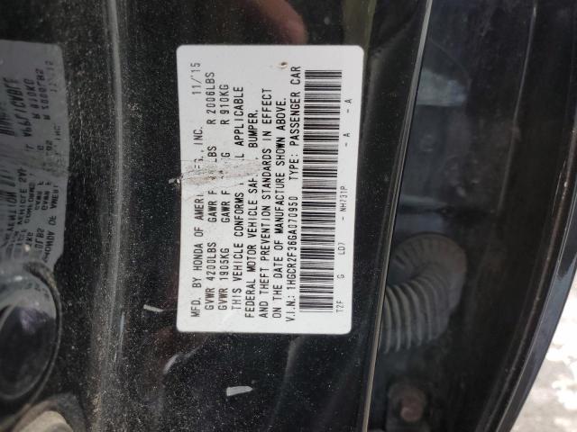 Photo 9 VIN: 1HGCR2F36GA070950 - HONDA ACCORD LX 