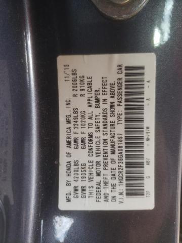 Photo 9 VIN: 1HGCR2F36GA081897 - HONDA ACCORD LX 