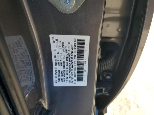 Photo 11 VIN: 1HGCR2F36GA181479 - HONDA ACCORD LX 