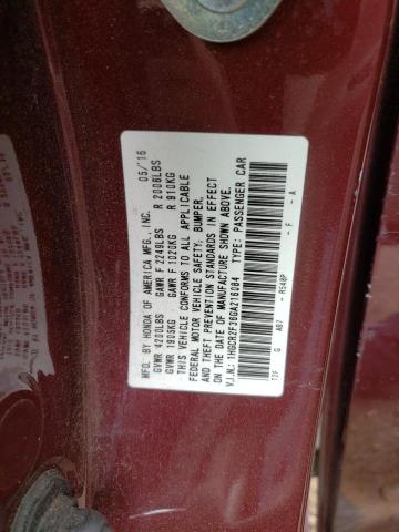 Photo 9 VIN: 1HGCR2F36GA216084 - HONDA ACCORD LX 