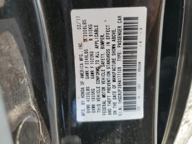 Photo 11 VIN: 1HGCR2F36HA177109 - HONDA ACCORD 