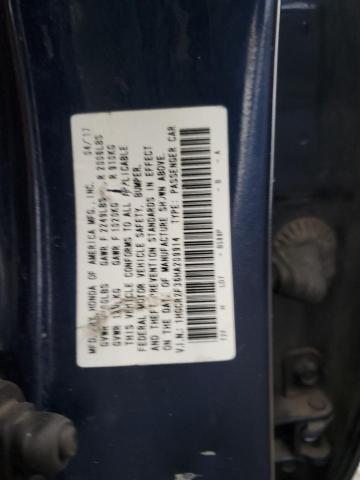 Photo 11 VIN: 1HGCR2F36HA209914 - HONDA ACCORD LX 