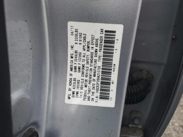 Photo 12 VIN: 1HGCR2F36HA210738 - HONDA ACCORD LX 