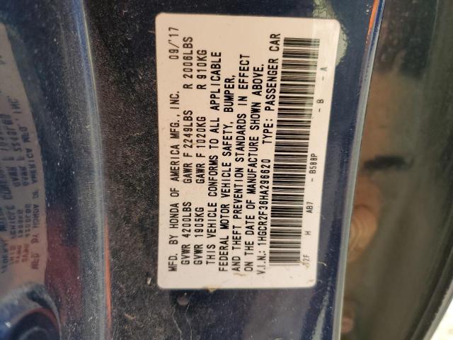 Photo 11 VIN: 1HGCR2F36HA296620 - HONDA ACCORD 