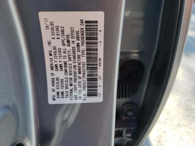 Photo 9 VIN: 1HGCR2F36HA307552 - HONDA ACCORD LX 