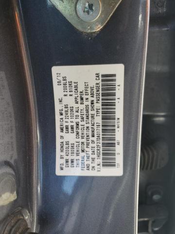 Photo 11 VIN: 1HGCR2F37DA017167 - HONDA ACCORD 