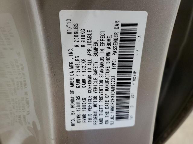 Photo 11 VIN: 1HGCR2F37DA090233 - HONDA ACCORD LX 