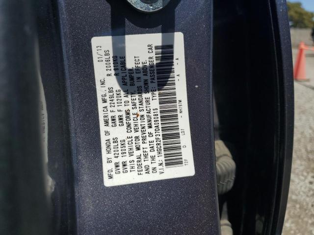 Photo 11 VIN: 1HGCR2F37DA090815 - HONDA ACCORD LX 