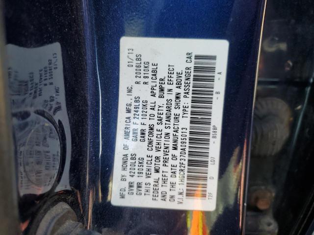 Photo 12 VIN: 1HGCR2F37DA095013 - HONDA ACCORD LX 