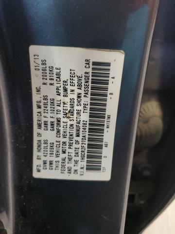 Photo 11 VIN: 1HGCR2F37DA104082 - HONDA ACCORD LX 