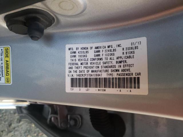 Photo 9 VIN: 1HGCR2F37DA109847 - HONDA ACCORD LX 