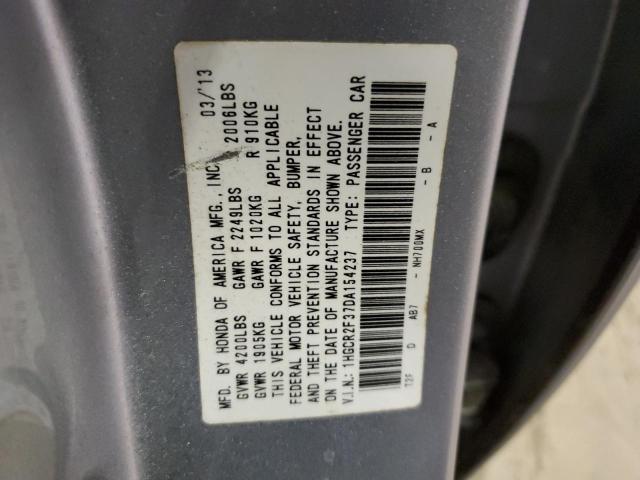 Photo 12 VIN: 1HGCR2F37DA154237 - HONDA ACCORD 