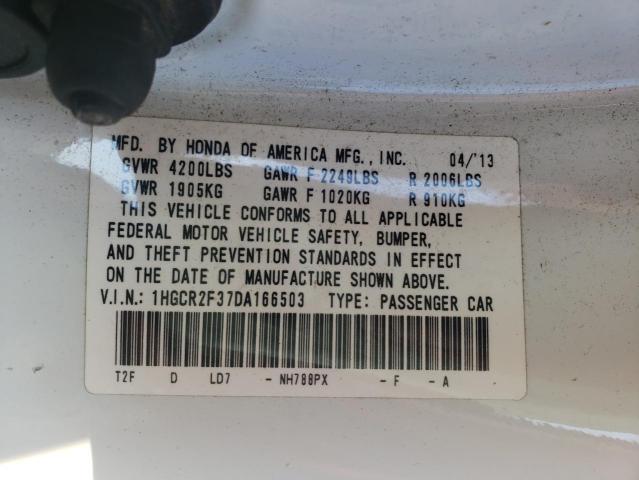 Photo 12 VIN: 1HGCR2F37DA166503 - HONDA ACCORD 