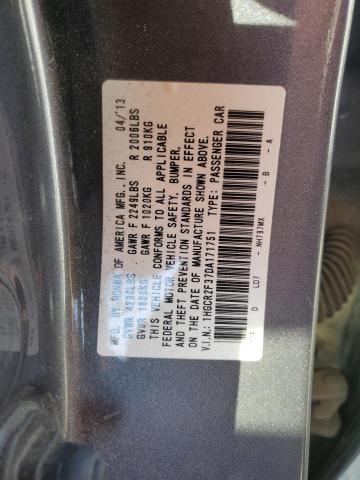 Photo 12 VIN: 1HGCR2F37DA171751 - HONDA ACCORD LX 