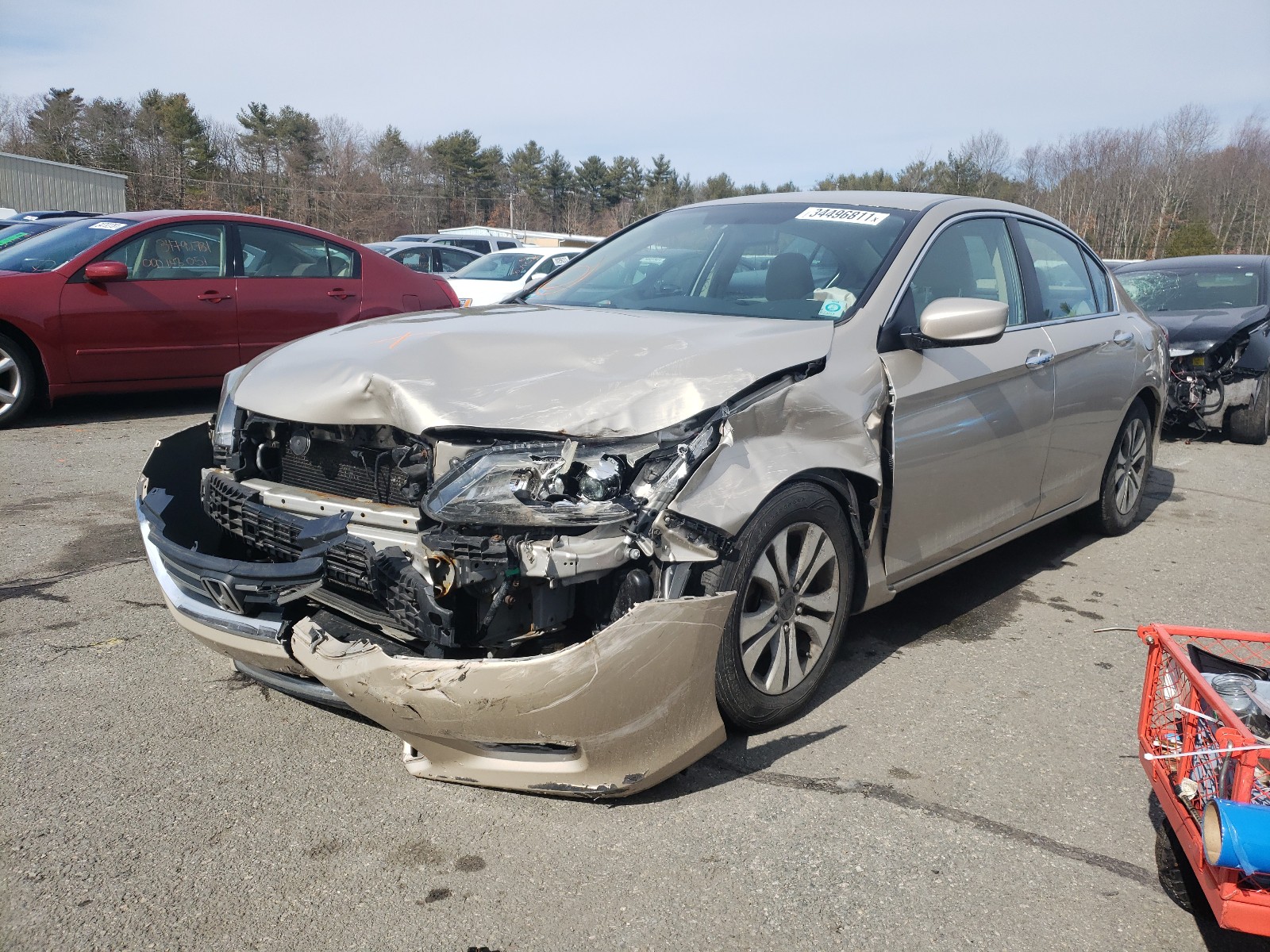 Photo 1 VIN: 1HGCR2F37DA238493 - HONDA ACCORD LX 