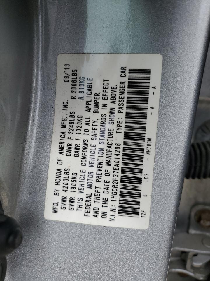 Photo 11 VIN: 1HGCR2F37EA014206 - HONDA ACCORD 