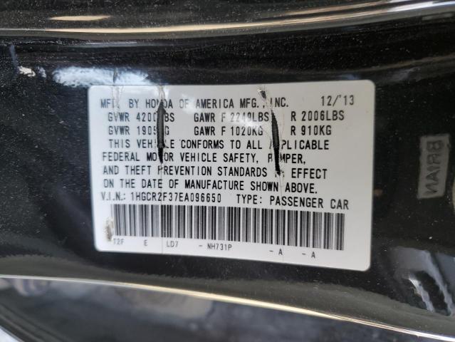 Photo 11 VIN: 1HGCR2F37EA096650 - HONDA ACCORD LX 