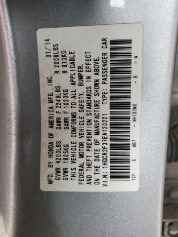 Photo 11 VIN: 1HGCR2F37EA120221 - HONDA ACCORD 