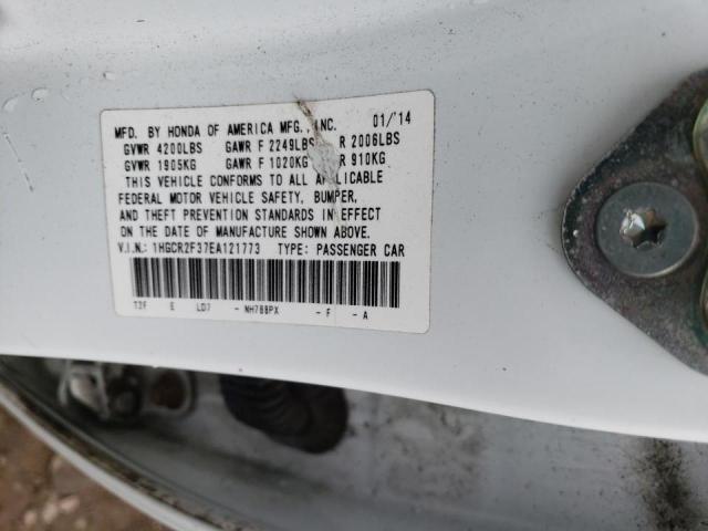 Photo 11 VIN: 1HGCR2F37EA121773 - HONDA ACCORD LX 