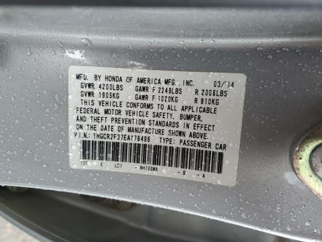 Photo 11 VIN: 1HGCR2F37EA176496 - HONDA ACCORD LX 